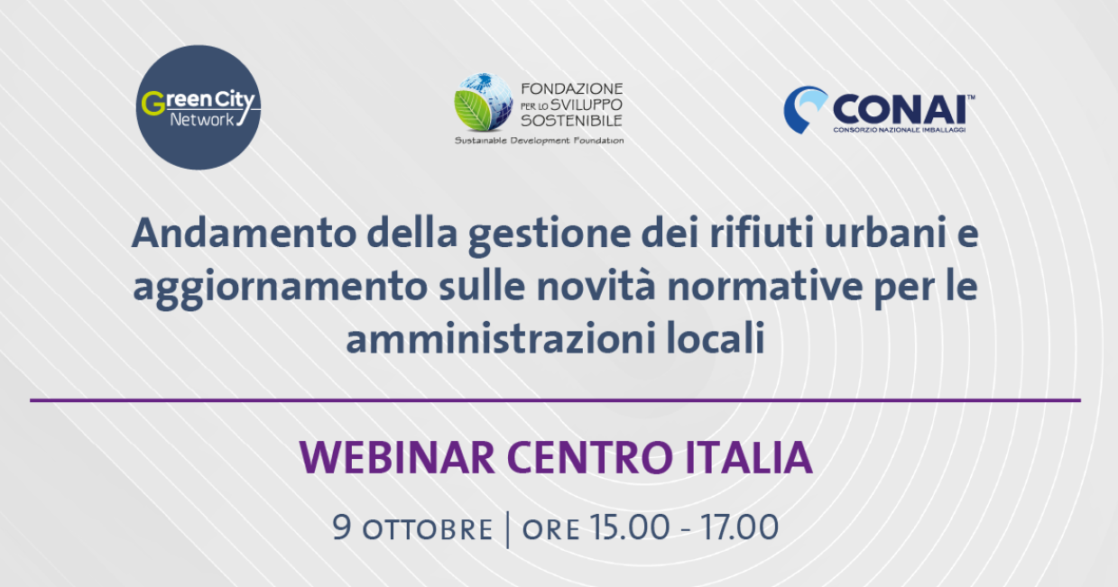 Andamento della gestione dei rifiuti urbani e aggiornamento sulle novità normative per le amministrazioni locali